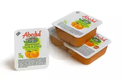 Mermelada de durazno individual 20 g Abedul – Pack x108 – SIN TACC