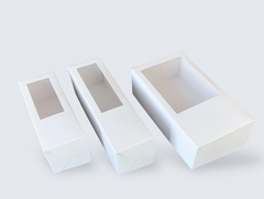 Macaron mediano blanco - 1 pieza - 21x6x6 cm (7-8 macaron )