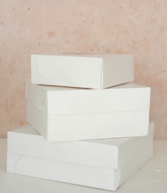 Caja visor flor ( 24x24x11 cm ) - Blanca - comprar online