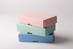 Reversible Multiuso Rosa /kraft (24x15x5.5 cm ) - comprar online