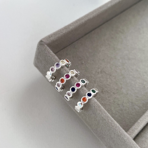 Piercing fake zircônia