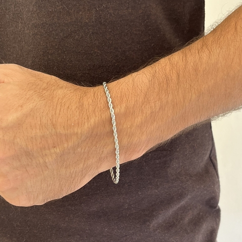 PULSEIRA MASCULINA INOX CORDAO Baiano - comprar online