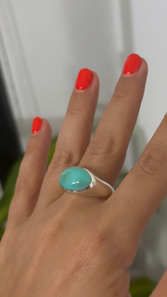 Anillo Piedra celeste