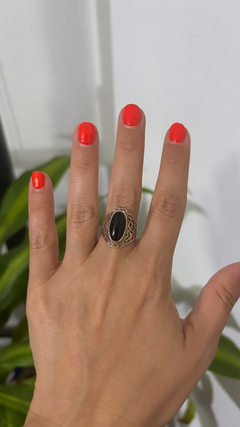 Anillo Piedra negra