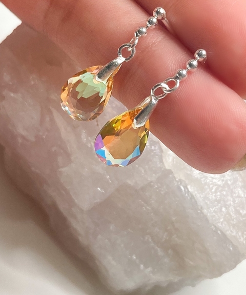 Pasantes gota amarillo-verde