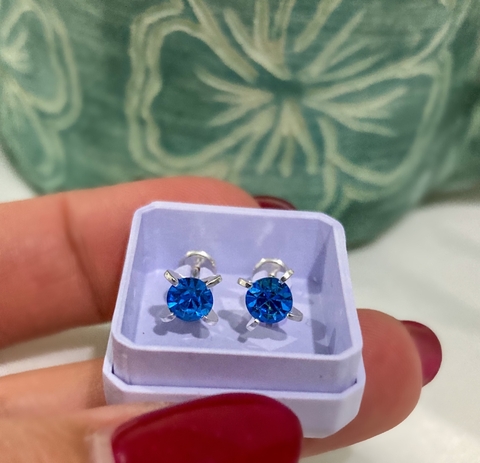 Abridor Flor azul grande