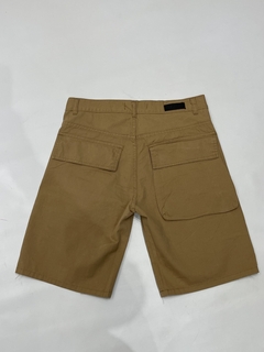 Bermuda cargo de gabardina - tienda online