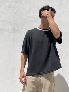 Remera playera tejida - comprar online