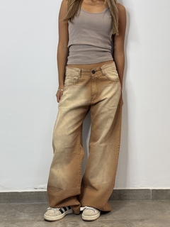 Baggy camel smoke - comprar online