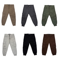 Pantalón cargo de gabardina niño - comprar online