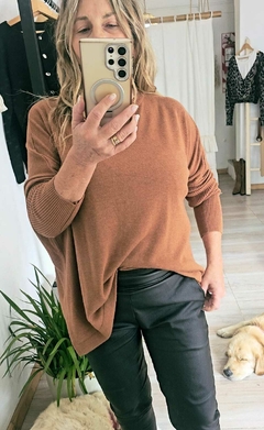 Sweater Felícitas Dulce De Leche (Efectivo/Transferencia $49.215) - comprar online