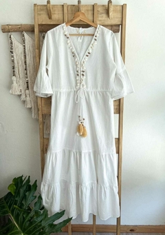 Túnica Buzios Blanca (efectivo/transferencia $39.920) - tienda online