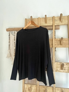 Sweater Felicitas Negro (efectivo/transferencia $49.215) - comprar online
