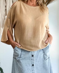Sweater Toia Camel (efectivo/transferencia $39.865) - comprar online