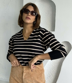 SWEATER CHOMBA MALENA - Vika Abiti Indumenta