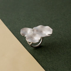 Anel folha de lótus - comprar online