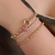 PULSEIRA DE ELO PORTUGUÊS E CORAÇÃO CRAVEJADO - comprar online