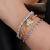 PULSEIRA INSPIRED PANTERA CRAVEJADA DE ELOS - comprar online