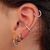 TRIO BRINCOS DE ARGOLINHAS MINIMALISTA (R) - comprar online