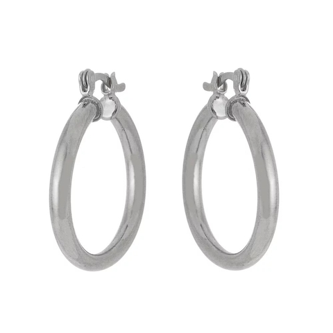 BRINCO ARGOLA DE TUBO GRANDE COM PINO ITALIANO STATEMENT (R)