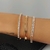 PULSEIRA GRUMET COM PEDRAS CRISTAL - comprar online