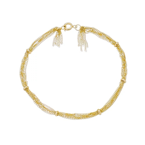 PULSEIRA COM FRANJA BANHADA NO OURO- RENATA