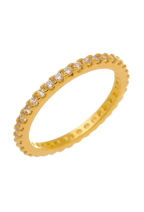 ANEL CRAVEJADO NO OURO