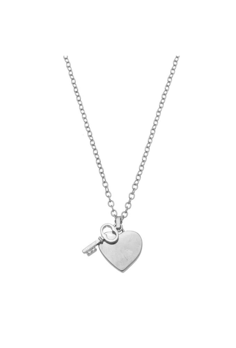 COLAR CORAÇÃO E CHAVE NO RÓDIO