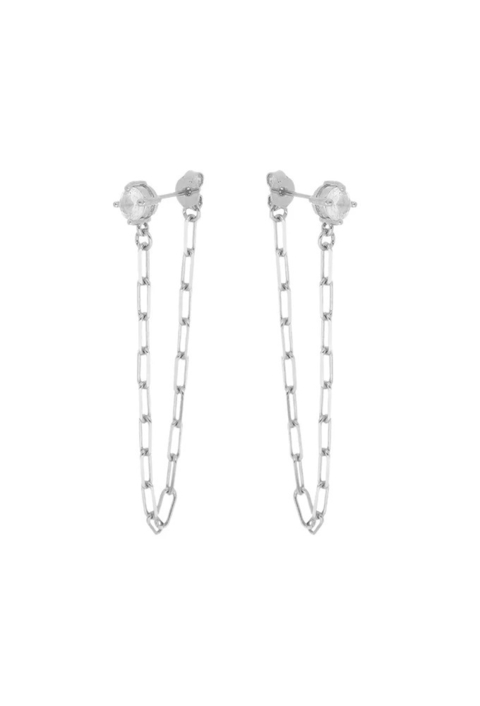 BRINCO DE ZIRCÔNIA COM CORRENTE DE ELOS