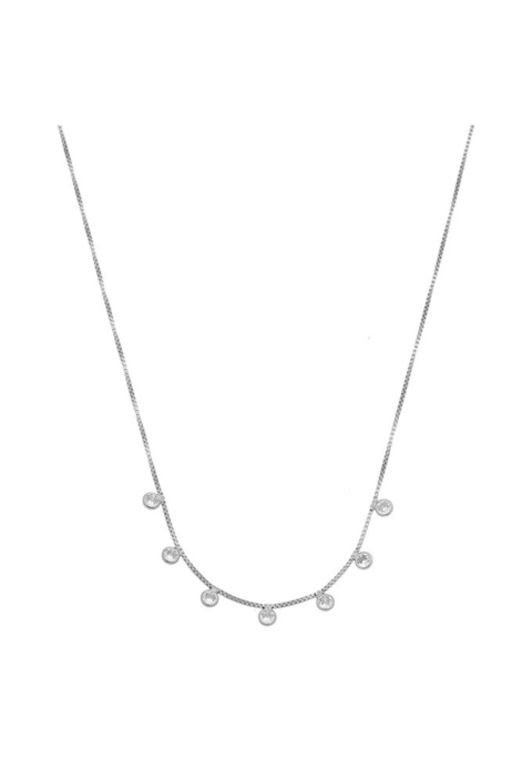 COLAR COM PONTOS DE LUZ CRISTAL NO RÓDIO