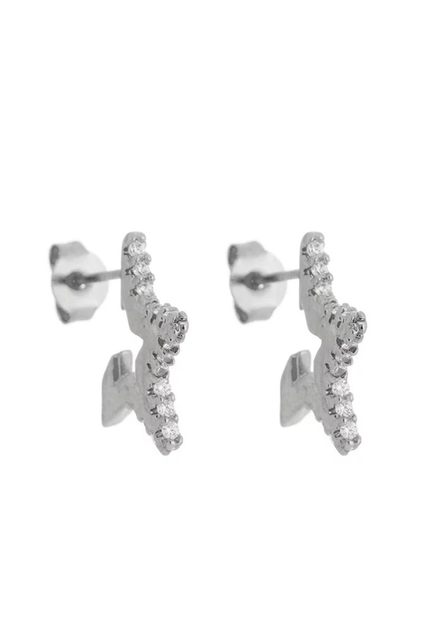 BRINCO DE ESTRELA COM ZIRCÔNIAS NO RÓDIO