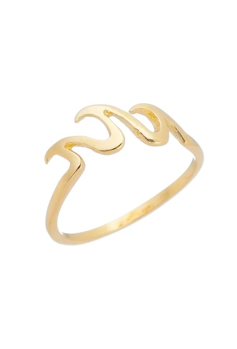 ANEL ONDINHAS NO OURO