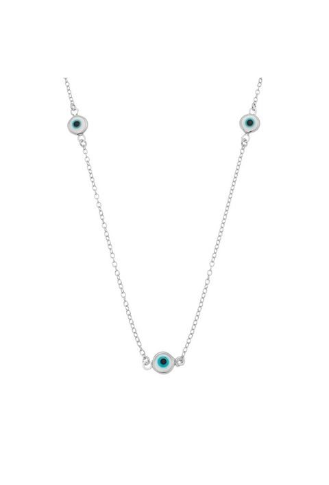 COLAR LONGO COM OLHO GREGO NO RÓDIO