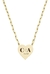 COLAR PERSONALIZADO COM DUAS INICIAIS E DATA PINK GLAM
