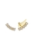 BRINCO EAR CUFF DE NAVETES NO OURO PINK GLAM