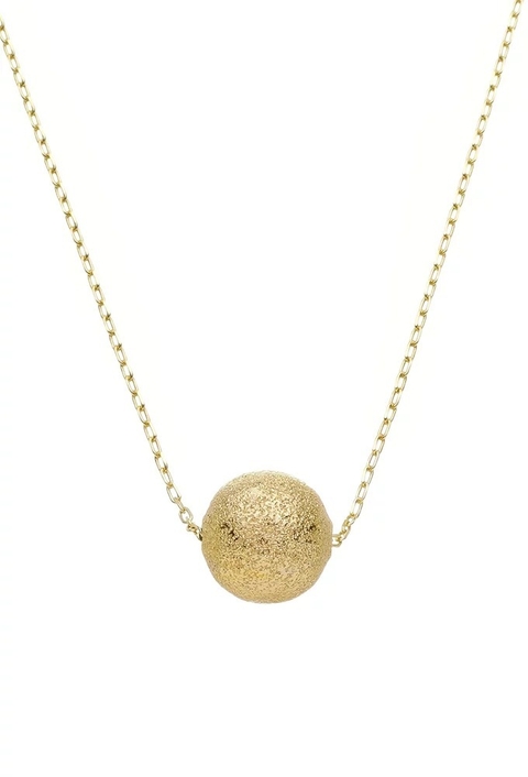 COLAR COM PINGENTE DE ESFERA FOSCA M PINK GLAM