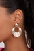 BRINCO ARGOLA FRONTAL FOSCA ORGÂNICA PINK GLAM - comprar online