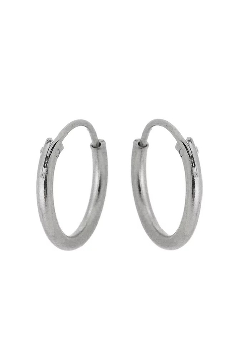 BRINCO DE ARGOLA DE TUBO LISO