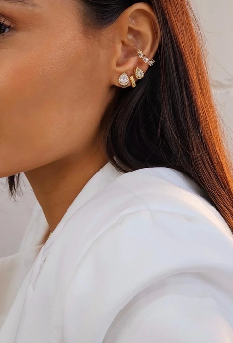 MIX DE BRINCOS EM ZIRCÔNIA | WISH