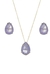 CONJUNTO DE GOTA COM PEDRA ULTRA VIOLET FUSION CJ075-O