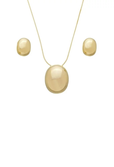 CONJUNTO OVAL ABAULADO LISO CJ101-O