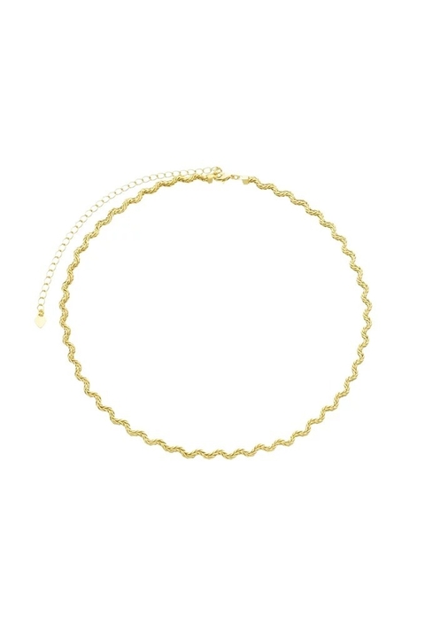 CHOKER ONDULADA NO OURO