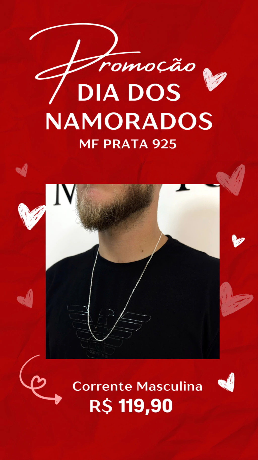 Corrente Masculina 1x1