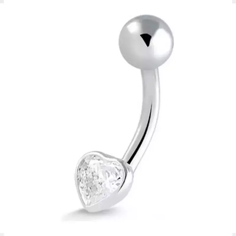 Piercing Umbigo Coração