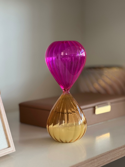 Ampulheta Bicolor Sunset 13 Minutos