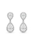 Brinco duo drop Moissanite