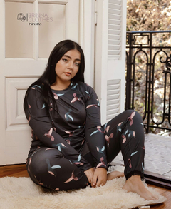 pijama colibri black large