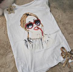 Remera lentes.