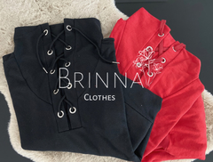 Buzo liso con cuello Trenzado. - comprar online