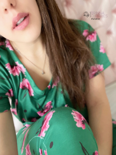 Pijama verde prima